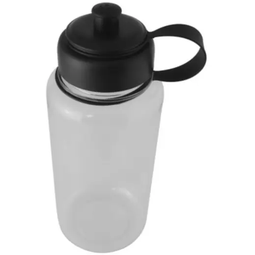 1 Litre Spout Water Bottle Transparent Top